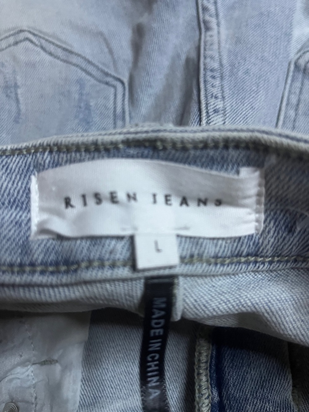 Risen Los Angeles Distressed Denim Shorts - Picture 8 of 9